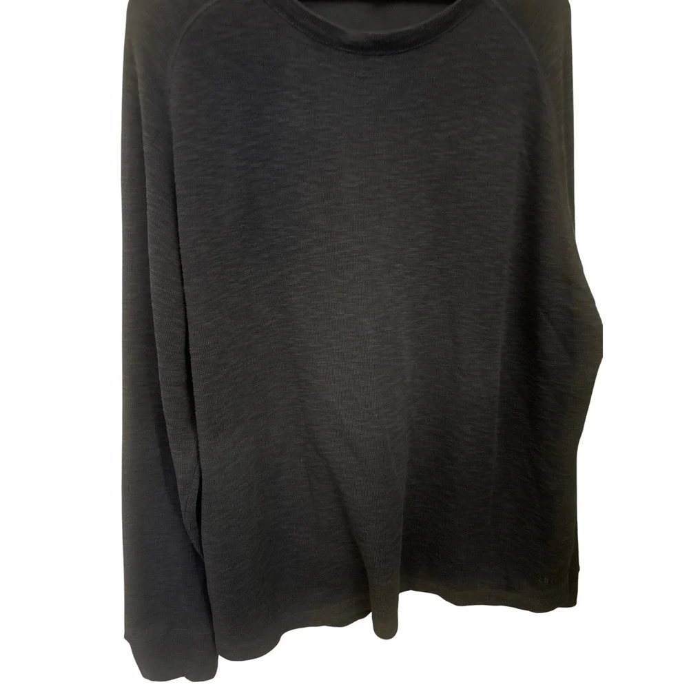 Banana Republic XXL Mens Long‎ Sleeve Blue Waffle Knit Shirt
